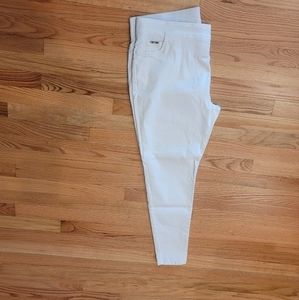 White Elastic Waist Pull-On Skinny‎ pants XL